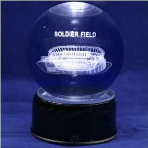 Chicago Bears Football Stadium 3D Laser Globe  Sports 