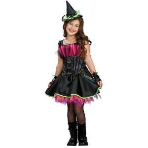 Lets Party By Rubies Costumes Rockin Out Witch Child Costume / Black 