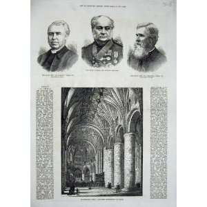  1877 Tewksbury Abbey Choir Belcher Cladwell Sargent Men 