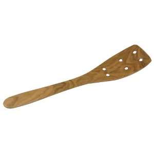  Berard Olive Wood Curved Spatula with 6 Holes   13 