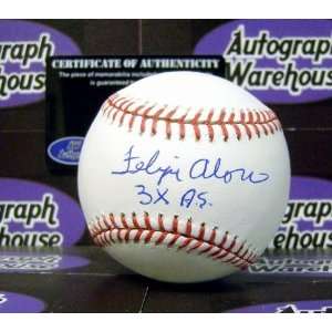  Felipe Alou Autographed/Hand Signed Baseball inscribed 3x 