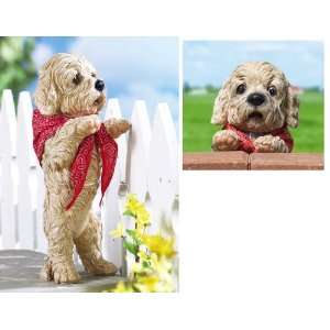   Puppy Standing Sculpture By Collections Etc Patio, Lawn & Garden