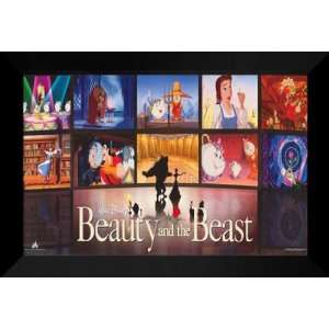  Beauty and the Beast 27x40 FRAMED Movie Poster   F 1991 