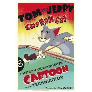 Cue Ball Cat Movie Poster (27 x 40 Inches   69cm x 102cm) (1950)  (Tom 