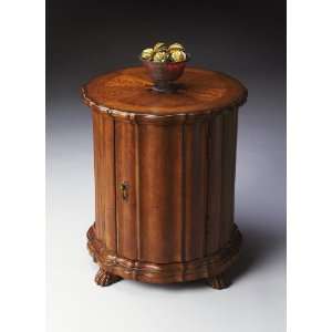  Butler 0571001 Vintage Oak Drum Table