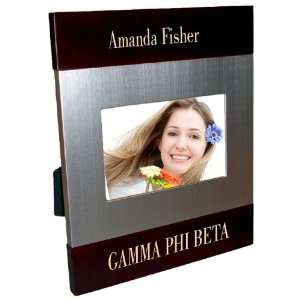  Gamma Phi Beta Brush Silver Frame 
