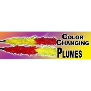  Color Changing Plumes   Half Dyed   Flower Magic T Toys & Games