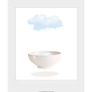 Cloud And White Bowl Poster Print 