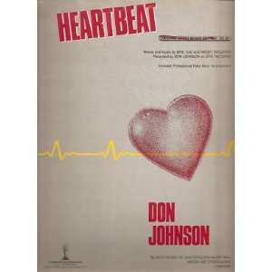  Sheet Music Heartbeat Don Johnson 50 