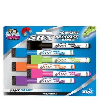 Board Dudes Double Sided Magnetic Dry Erase Markers, 4 Packs (14002UA 