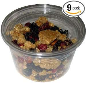 Hickory Harvest Lil Allys Cranberry Granola, 8 Ounce Tubs (Pack of 9 
