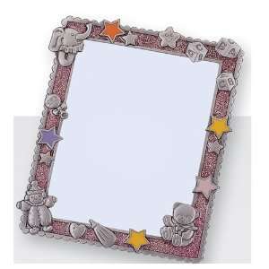  6 x 8 Baby Girl Pewter Picture Frame