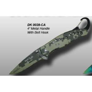 Duck Usa Spring Assisted Camo w/ Pocket Clip 4 Sports 