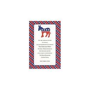  Donkey Invitation Patriotic & Political Invitations