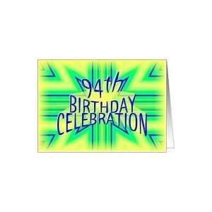    94th Birthday Party Invitation Bright Star Card Toys & Games