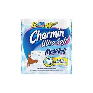  Charmin Ultra Soft Toilet Paper Mega Rolls, 12 count 