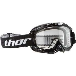  Thor Ally Motocross Goggles Black/White One Size Fits All 