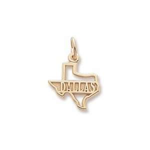  Dallas Charm in Yellow Gold Jewelry