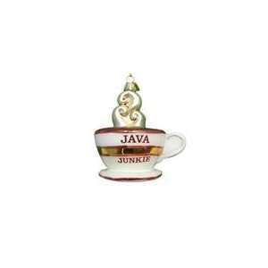   Mouth Blown Glass Coffee Break Java Junkie Christmas