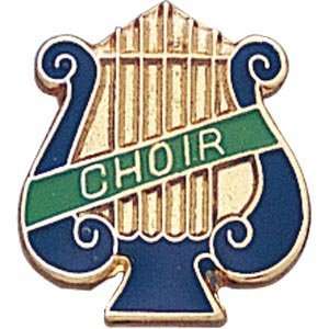  Lyre   Choir Lapel Pins