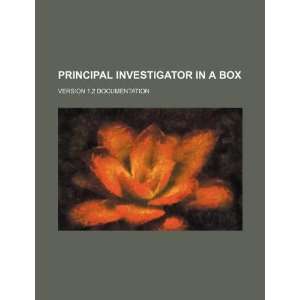  Principal investigator in a box version 1.2 documentation 