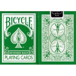  Bicycle Green Reversed Back Playing Cards Sports 