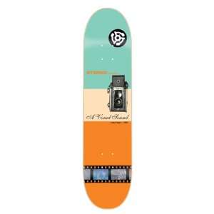   Visual Sound Skateboard Deck (Orange, 8.125)