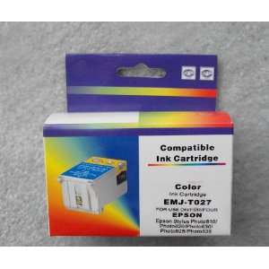  Epson Compatible Color Ink Cartridge EMJ T027 for Epson 