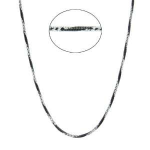   JewelQuake Silver 16 in Diamond cut Snake Chain Necklace Jewelry