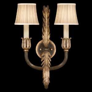 Fine Art Lamps 790850, Acanthus Candle Wall Sconce Lighting, 2 Light 