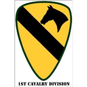  1st Cavalry Division Insignia   24x36 Poster Everything 