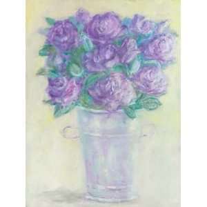 French Flower Buckets I (Canv)    Print 