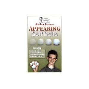  Appearing Golf Balls by Goshman and Matthew Reesman Toys 