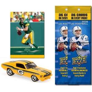   2008 Fat Packs Packers Brett Favre (Yellow Car)