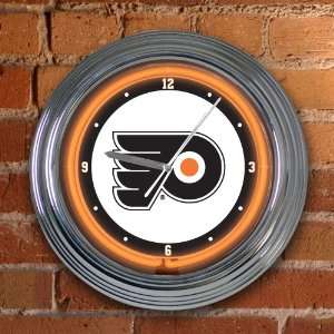  Philadelphia Flyers   15 in Neon Clock