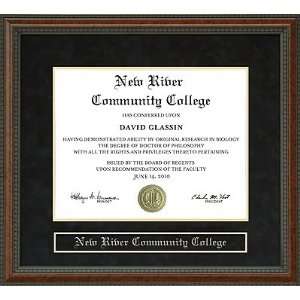    New River Community College (NRCC) Diploma Frame