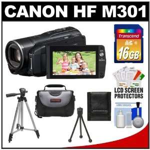 Canon Vixia HF M301 Flash Memory Full 1080 HD Digital Video Camcorder 