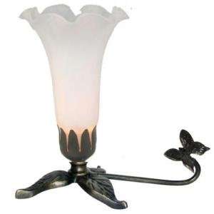  Gorgeous Butterfly on Leaf Table Lamp with Tulip Shade 668 