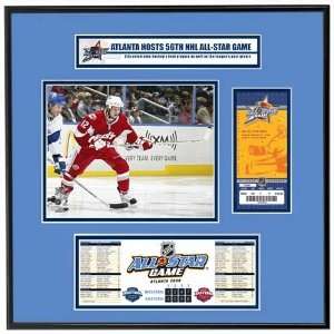  2008 NHL All Star Game Ticket Frame Jr.   Eric Staal 