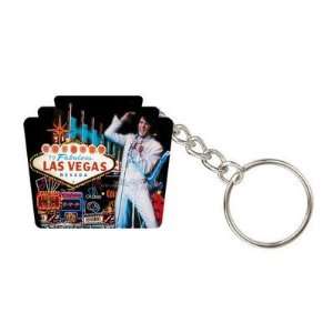  Elvis Presley Las Vegas Enamel Keychain Toys & Games