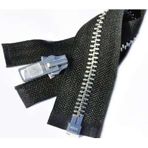 SALE 9 Extra Heavy Zipper YKK #10 Aluminum Separating ~ Chaps ~ Black 