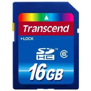  Transcend 16 Gb Class 6 Sdhc Flash Memory Card Ts4gsdhc6e 