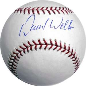 David Wells Autographed Baseball