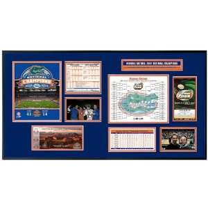  Championship Ticket Frame Capture the memory of the BCS Championship 