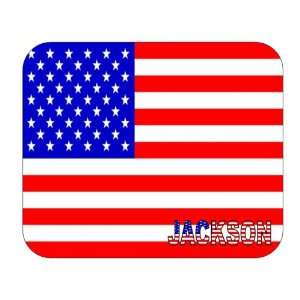  US Flag   Jackson, Mississippi (MS) Mouse Pad Everything 