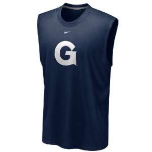 Nike Georgetown Hoyas Dri FIT Sleeveless Logo Legend T Shirt  