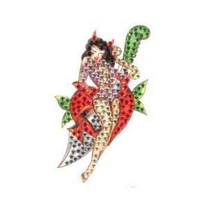  Ed Hardy Mini Decal Pinup Girl Cell Phones & Accessories