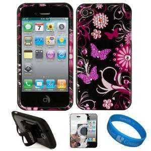  Case Cover with Rhinestone Adornment for Apple iPhone 4S and iPhone 