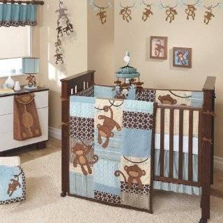  Carters Monkey Bars 4 Piece Crib Bedding Set Baby