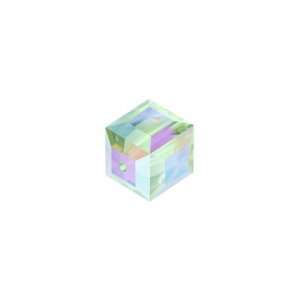  5601 6mm Faceted Cube Chrysolite AB Arts, Crafts & Sewing